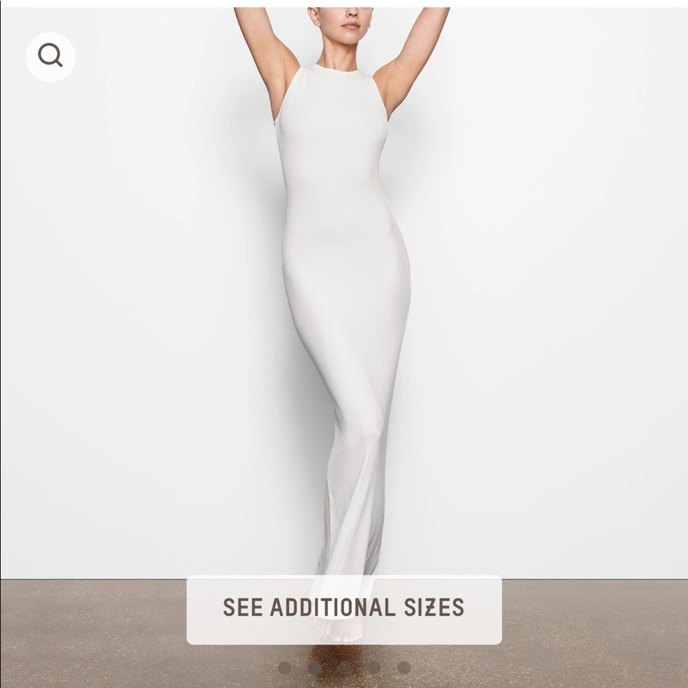 SKIMS SOFT LOUNGE SLEEVELESS LONG DRESS